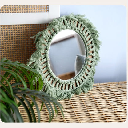 Decorative Macrame Wall Mirror