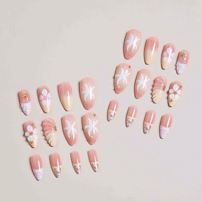 Premium Decorative Press-On Nail Set Acalora