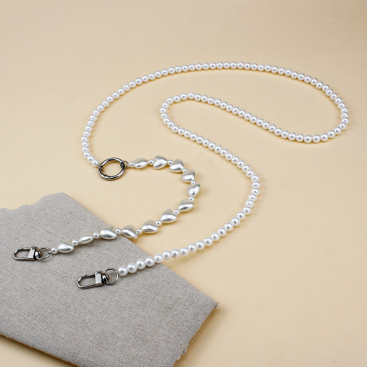 Elegant Pearl Beaded Necklace Acalora
