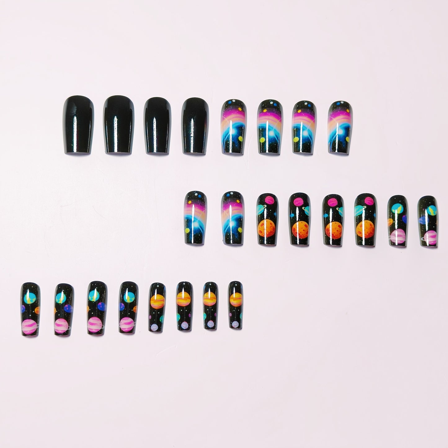 Celestial-Themed Nail Art Acalora