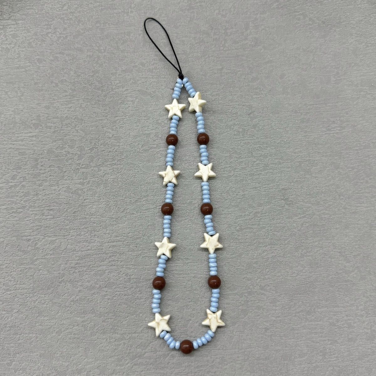 Star and Bead Phone Charm Acalora