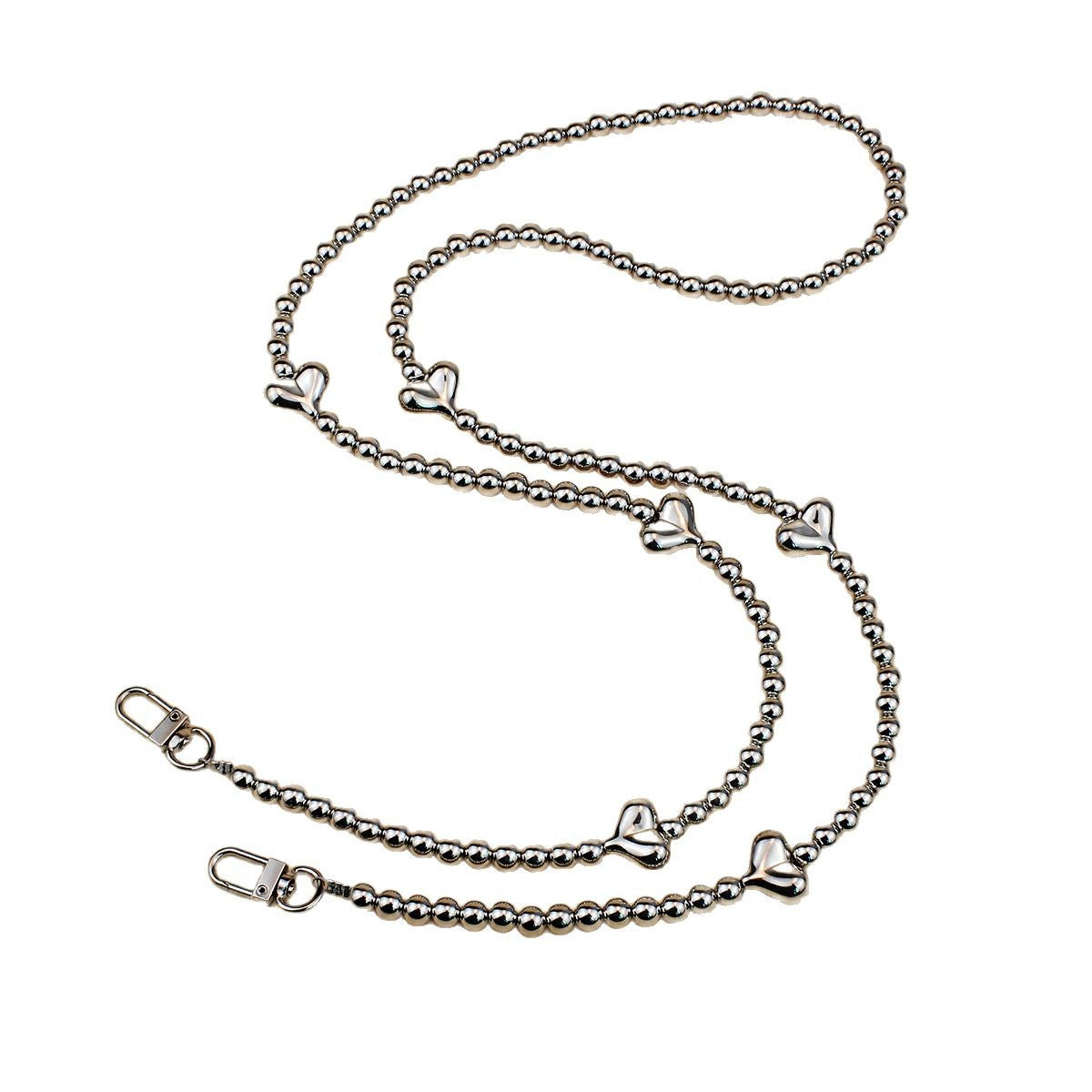 Heart-Embellished Eyewear Chain Acalora