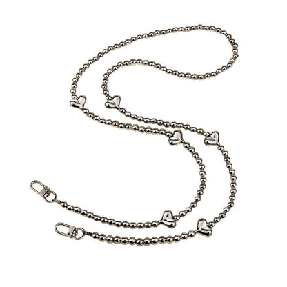 Heart-Embellished Eyewear Chain Acalora