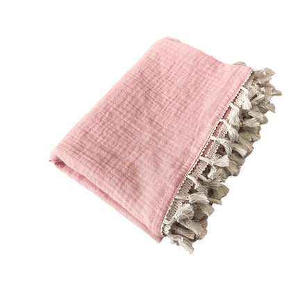 Elegant Cotton Throw Blanket