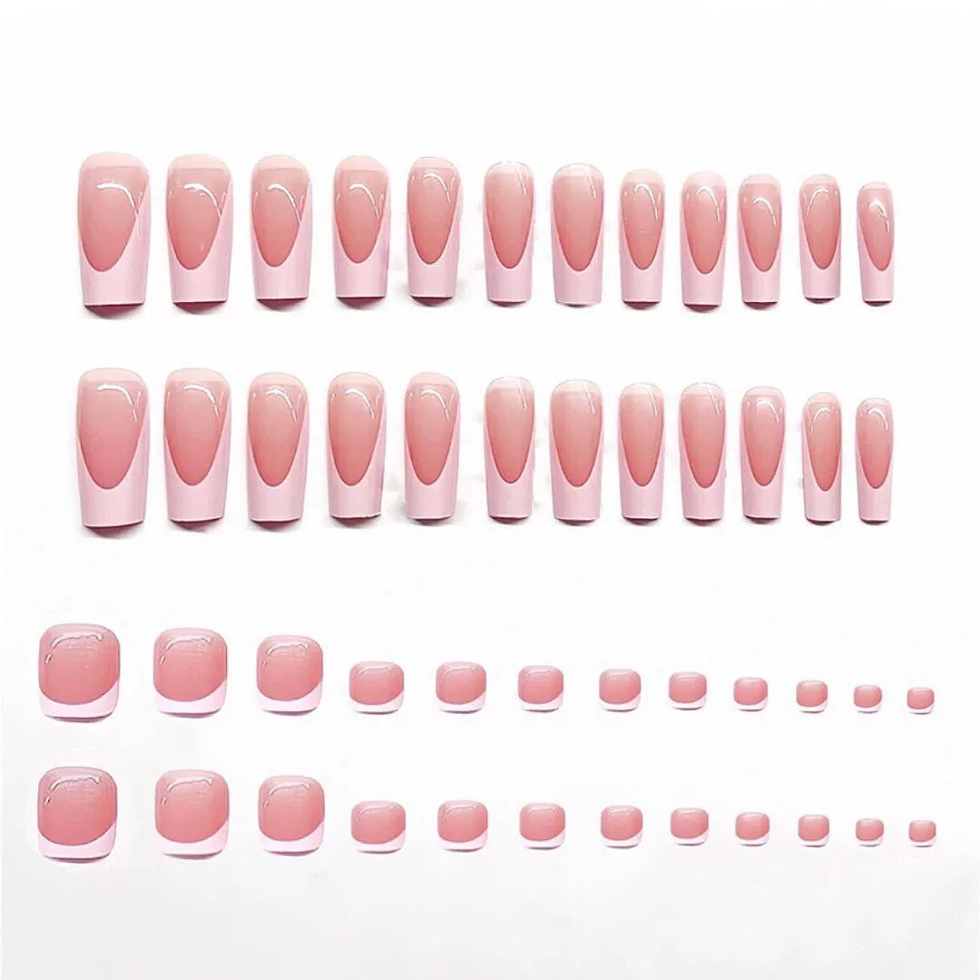 Stylish Press-On Nail Tips with Modern Design Acalora