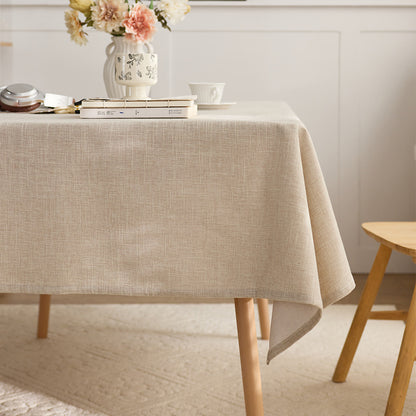 Elegant Textured Fabric Tablecloth