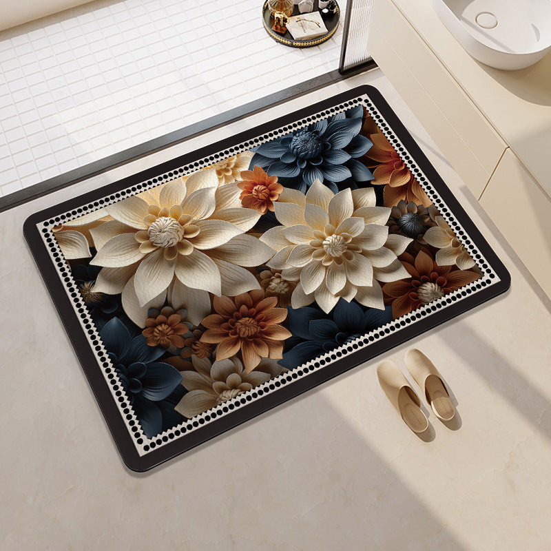 Playful Citrus-Themed Bath Mat Acalora