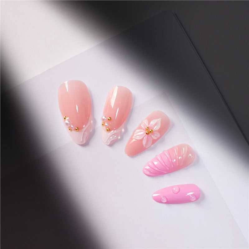 Artistic 3D Floral Press-On Nail Kit Acalora
