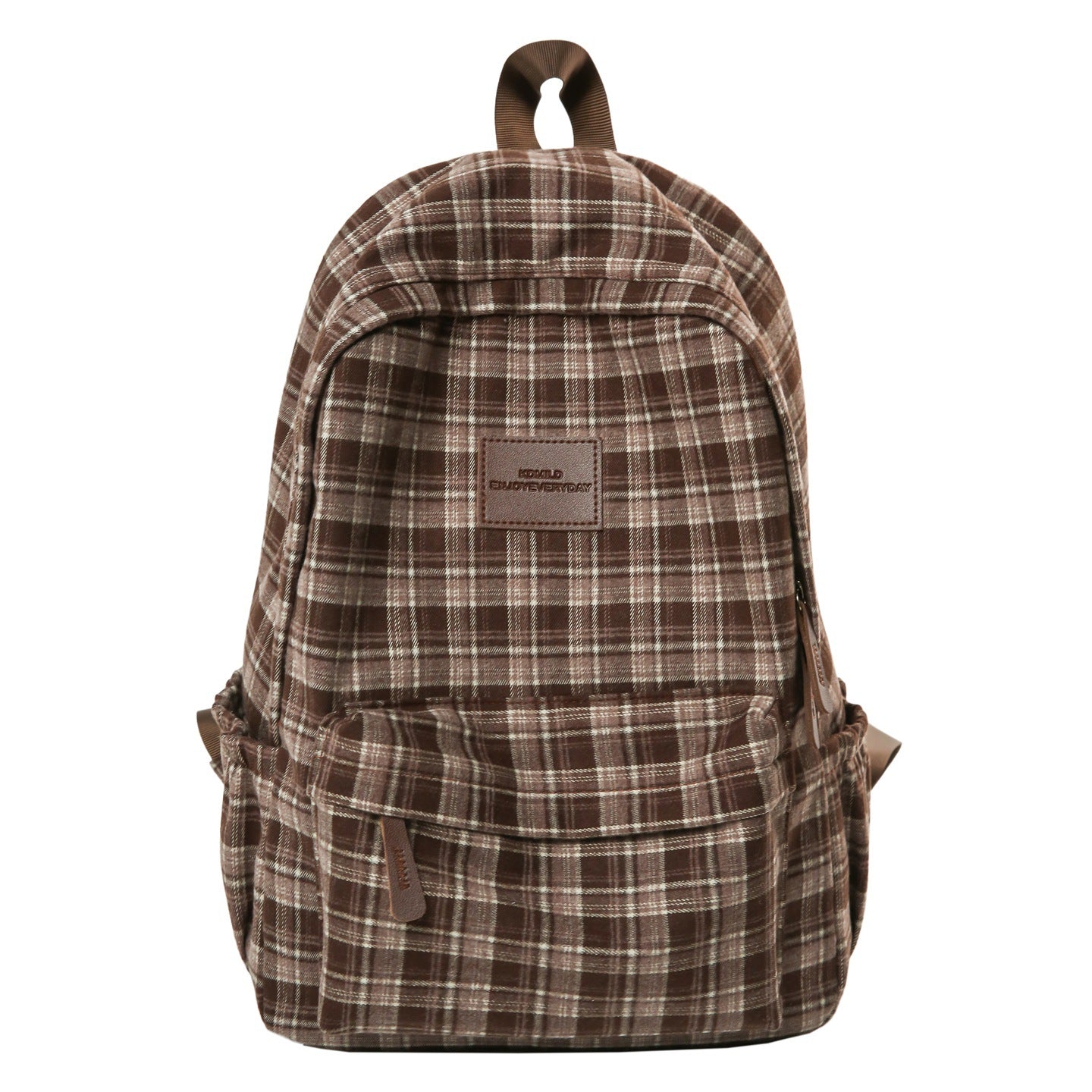 Dotted pattern casual school backpack Brehn