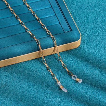 Elegant Pearl Eyewear Holder Chain Acalora