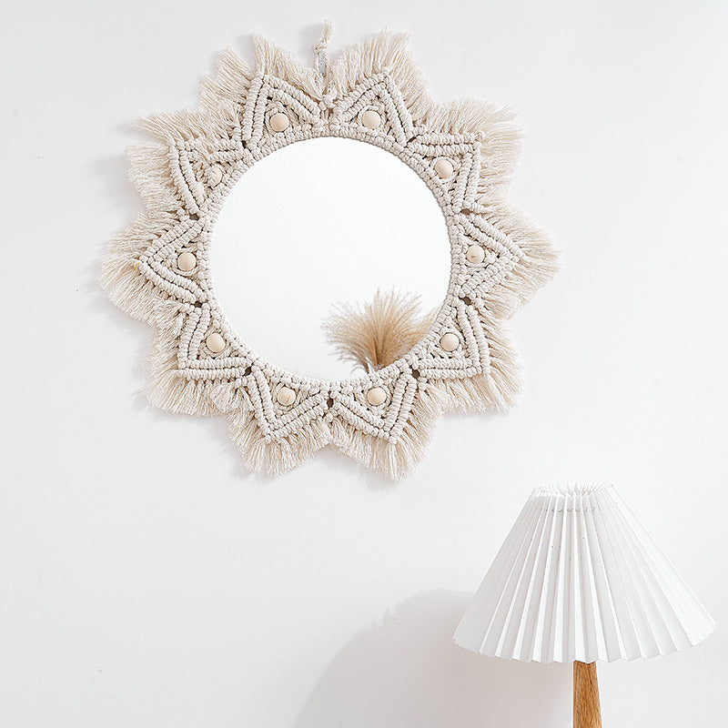 Macrame Wall Mirror Acalora