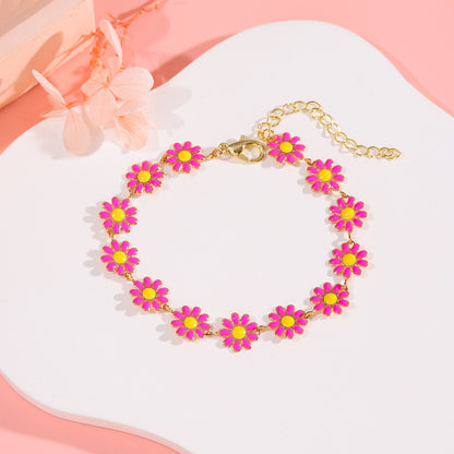 Floral Charm Bracelet Acalora