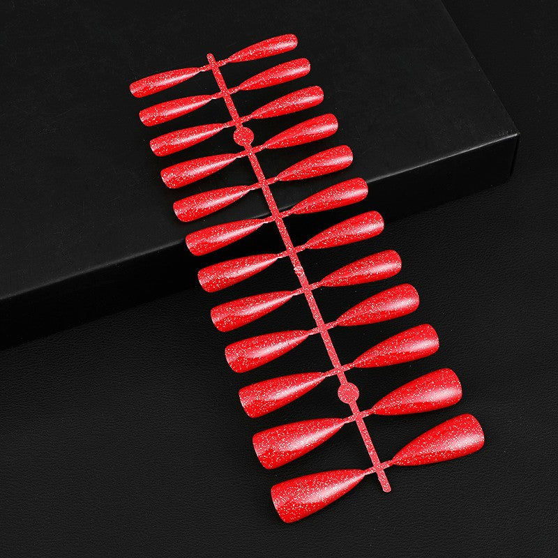 Glittering artificial nails in elegant design Acalora