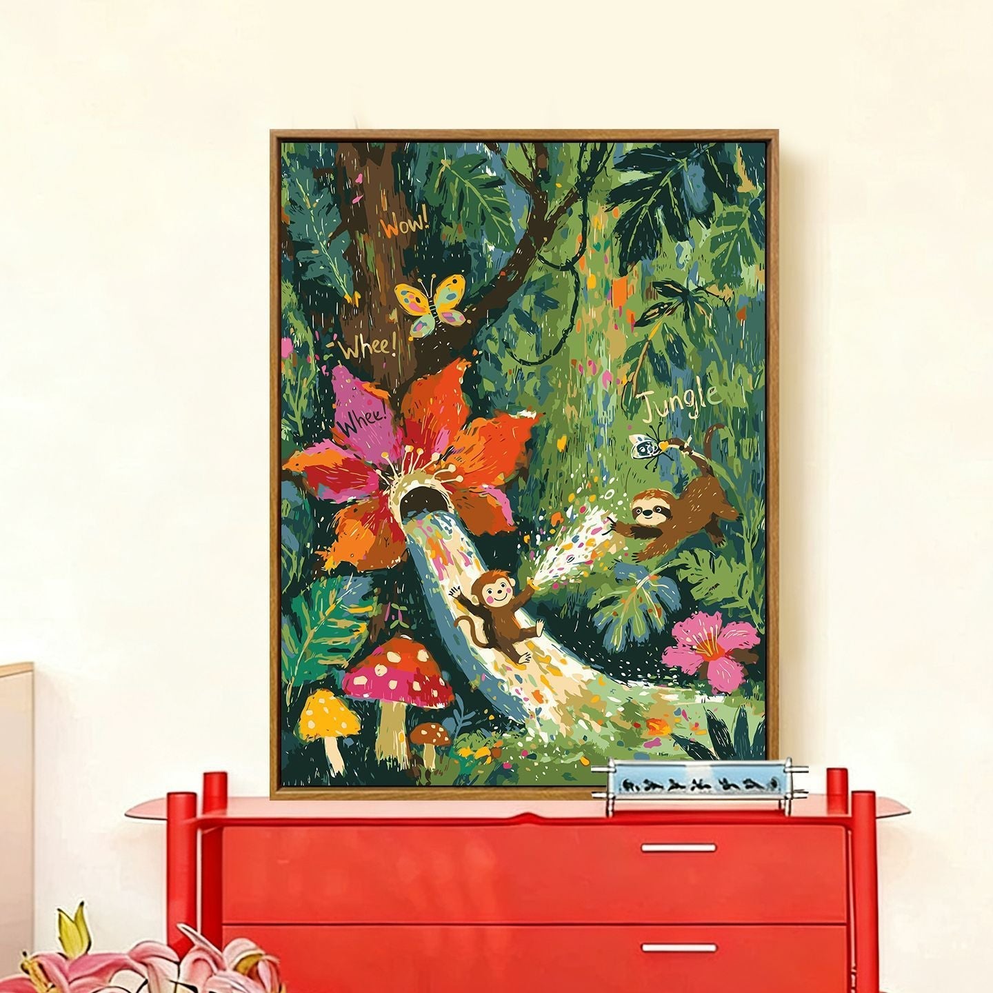 Whimsical Holiday-Themed Wall Art