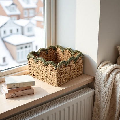 Handcrafted decoration basket Acalora