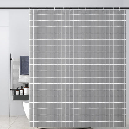 Modern Geometric Pattern Shower Curtain