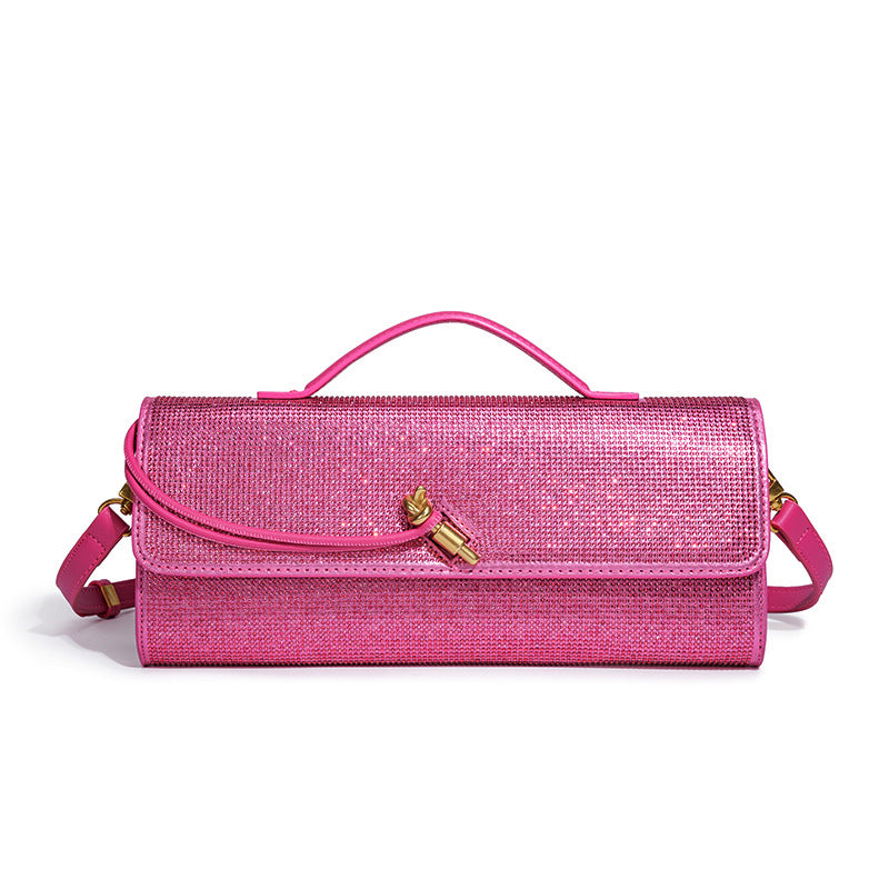 Elegant Rhinestone-Embellished Evening Clutch Acalora