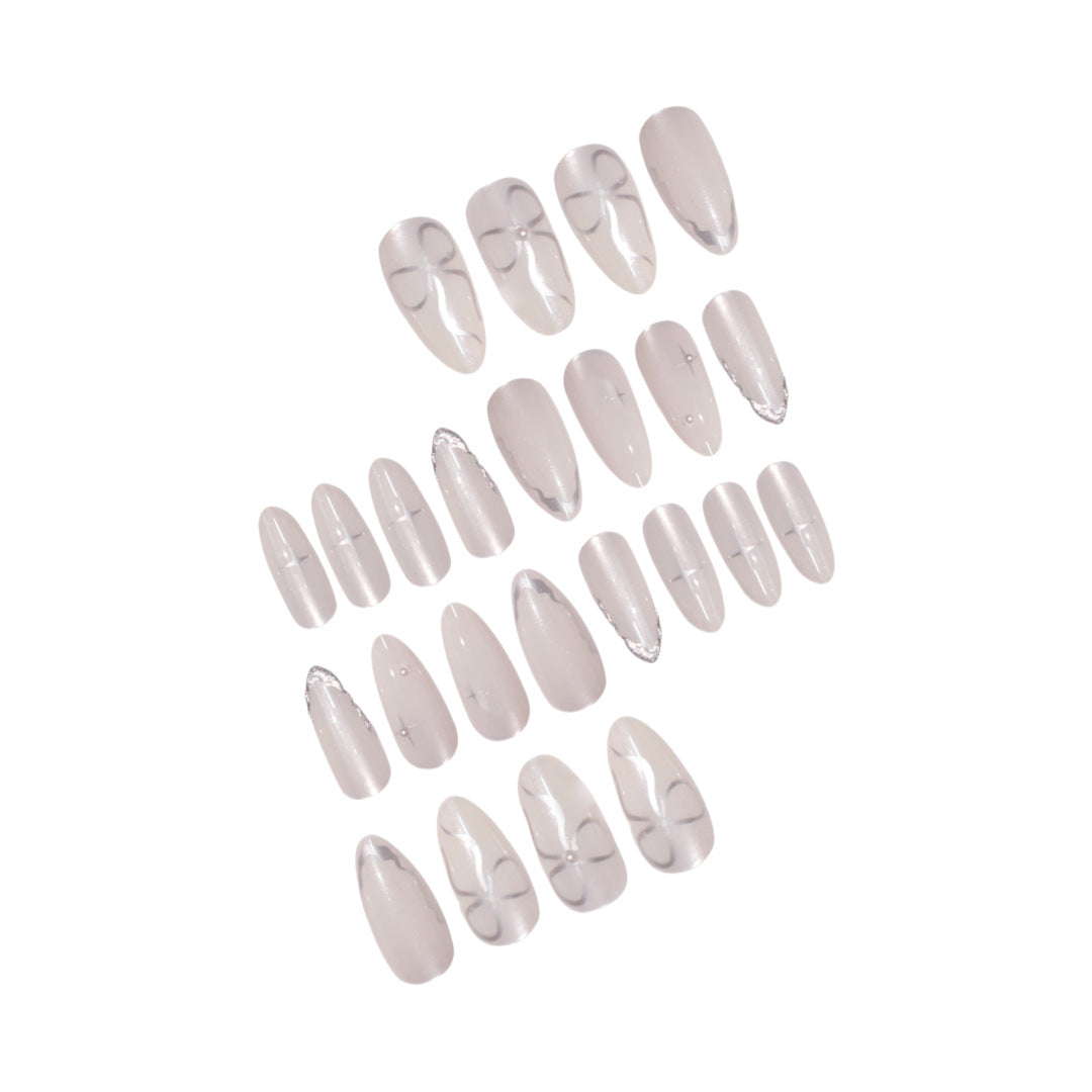 Elegant Stiletto Press-On Nail Art with Glossy Finish Acalora