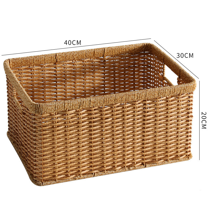 Unisex Practical Storage Basket with Open Handles Karnz