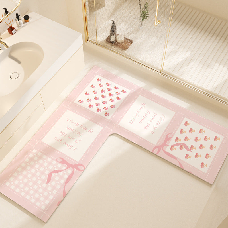 Non-Slip Colorful Bathroom Mat