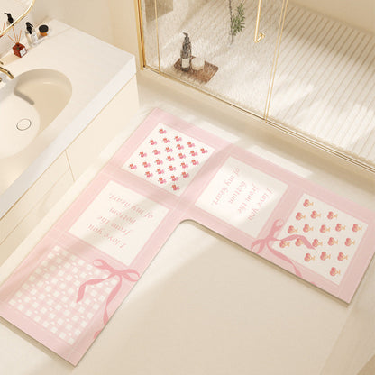 Non-Slip Colorful Bathroom Mat
