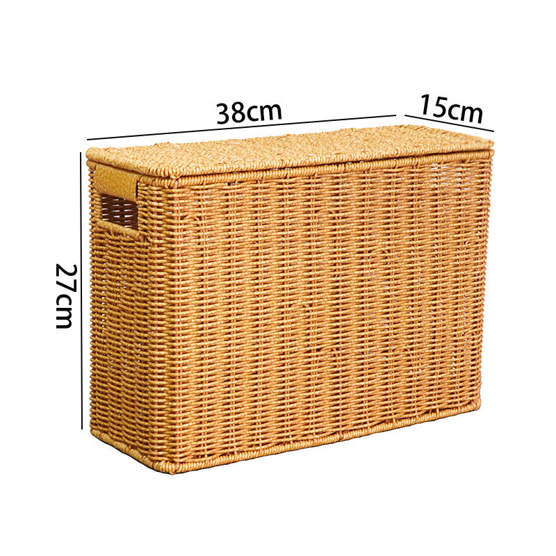 Ladies Elegant Laundry Basket made of Woven Material Bowlift