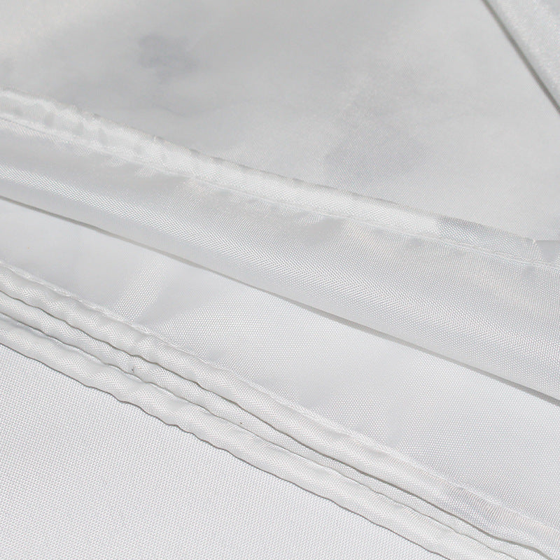 Marble Print Shower Curtain