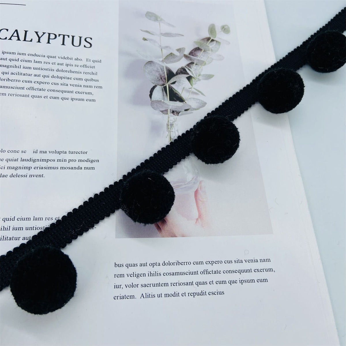 Decorative Pompon Trim Acalora