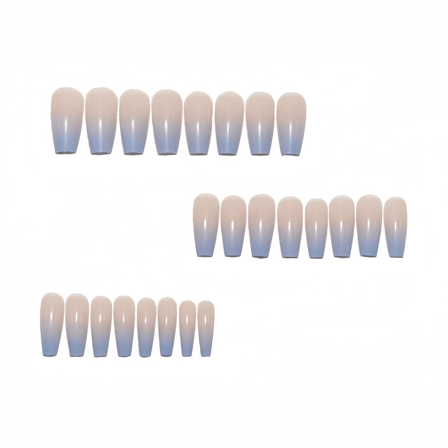 Acrylic nails in elegant ombre look Acalora