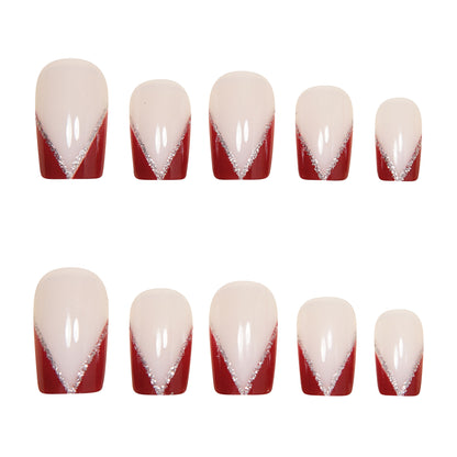 Decorative Stiletto Press-On Nail Art Set Acalora