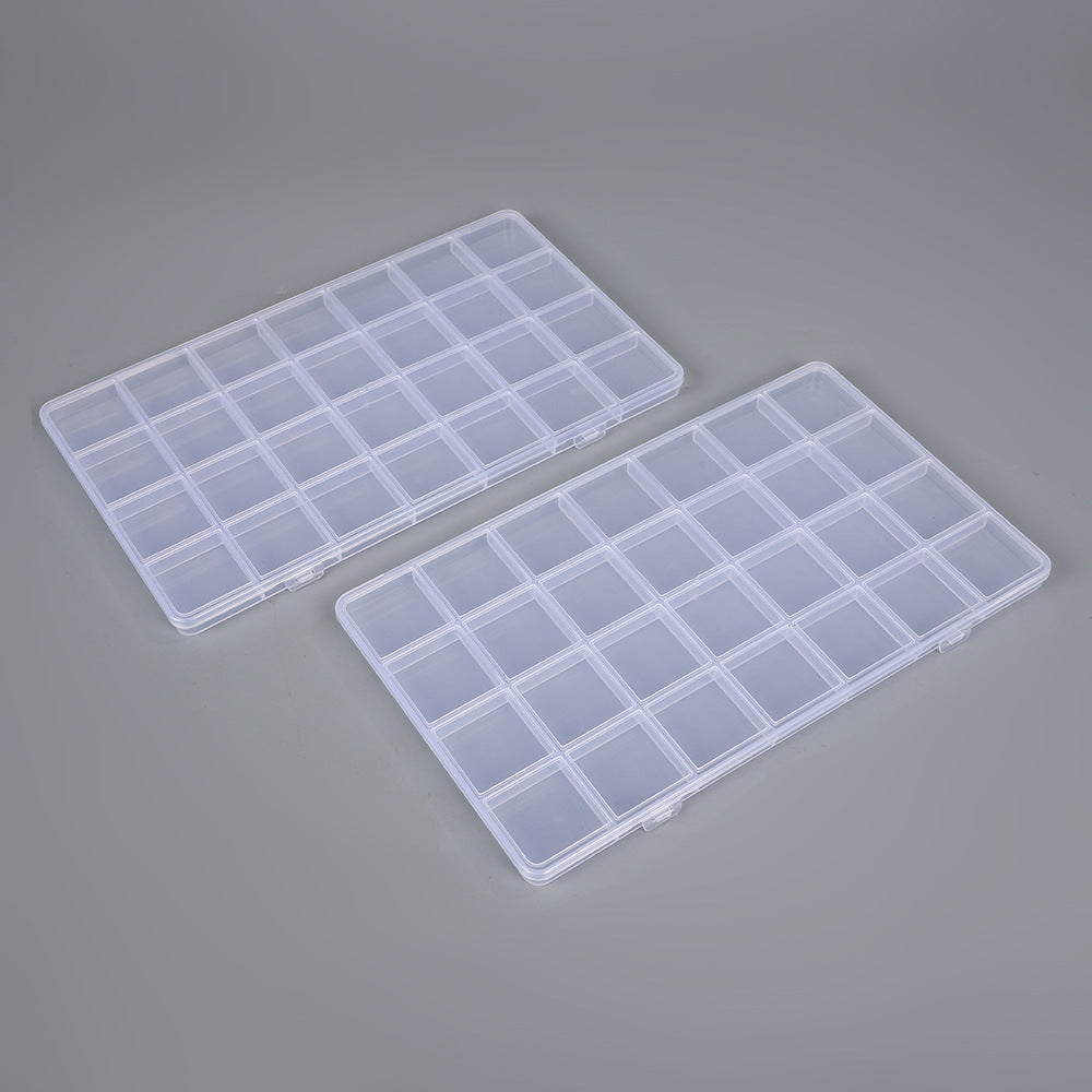 Clear Multi-Section Craft Supply Storage Case Acalora