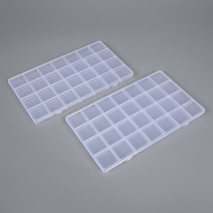 Clear Multi-Section Craft Supply Storage Case Acalora