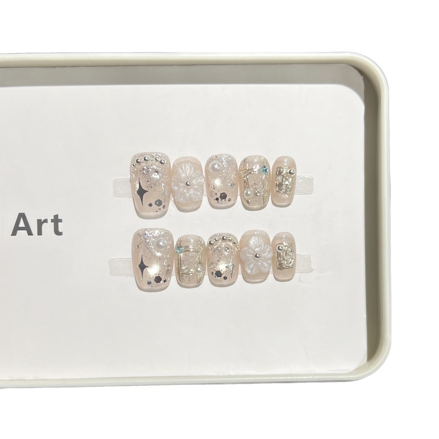 Decorative Acrylic Press-On Nail Art Set Acalora