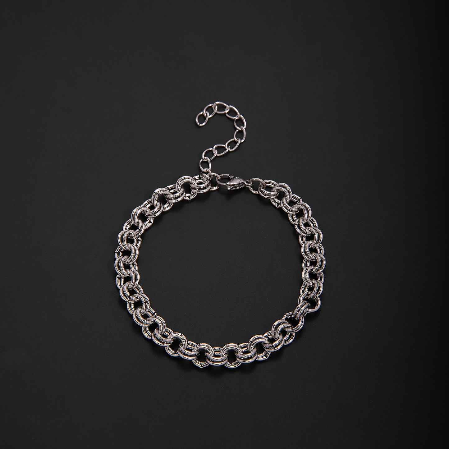 Interlaced Metal Link Bracelet Acalora