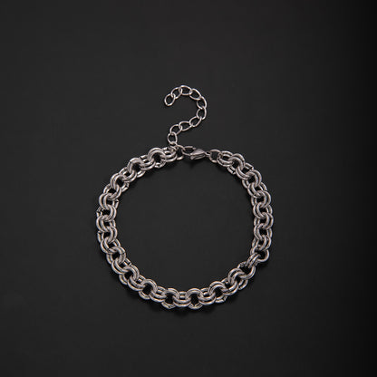 Interlaced Metal Link Bracelet Acalora