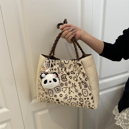Chic Woven Tote Bag Acalora