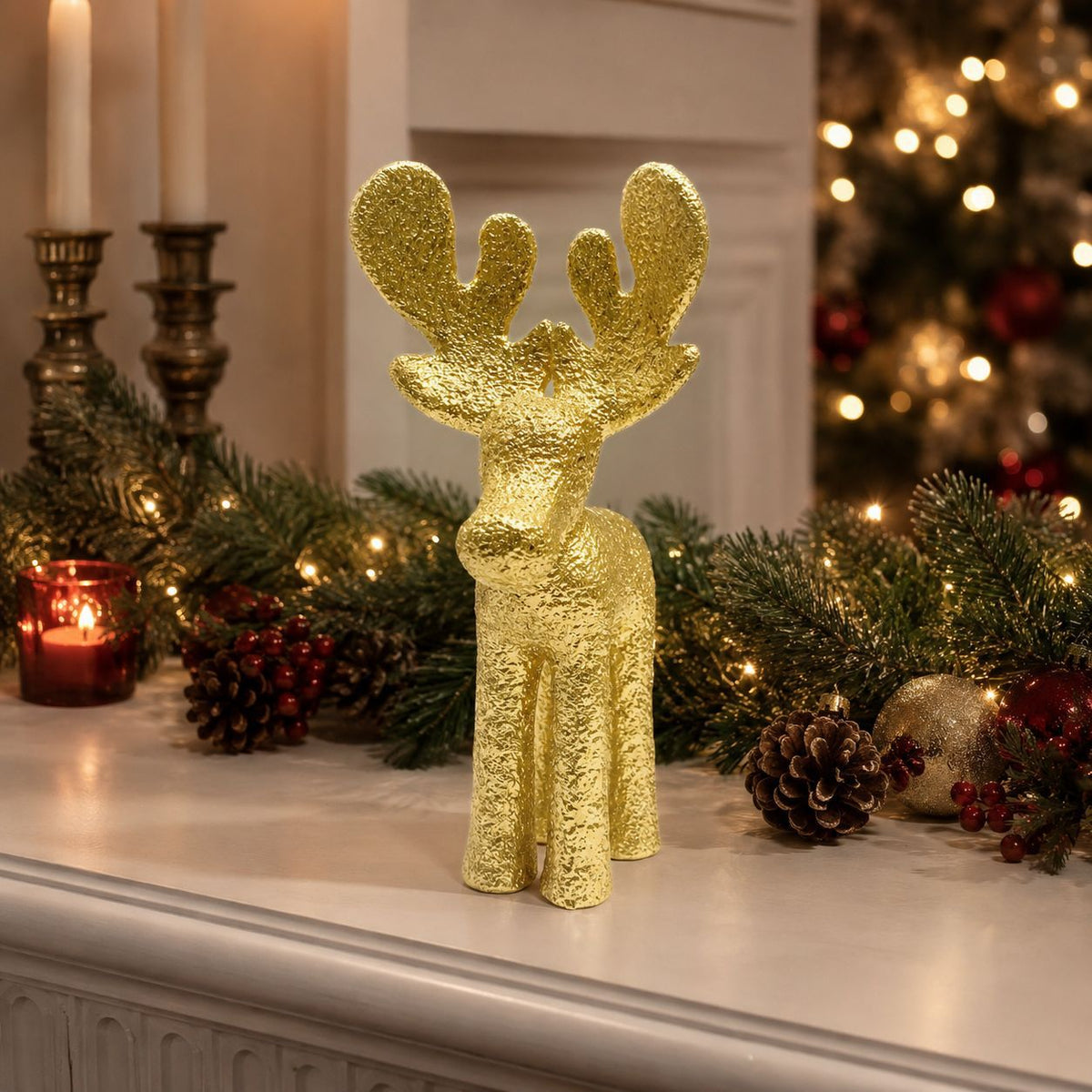 Stylish Reindeer Sculpture Acalora