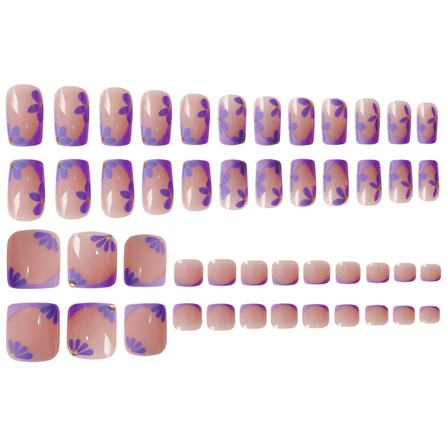 Artistic Nail Art Set with Glossy Finish Acalora