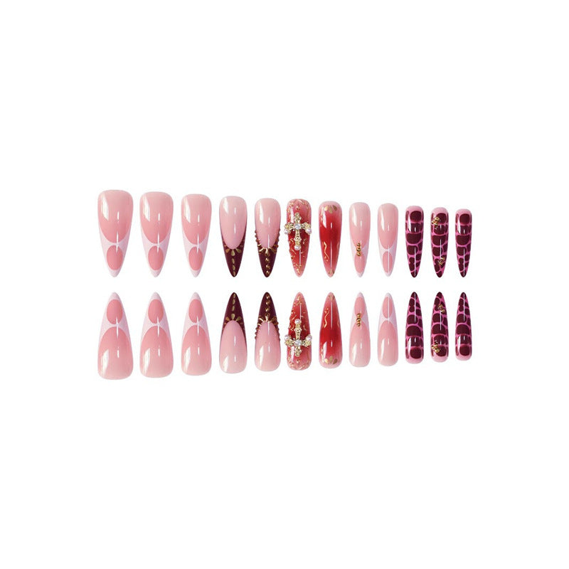 Elegant Stiletto Press-On Nail Set Acalora