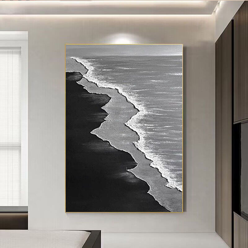 Modern Monochrome Canvas Artwork