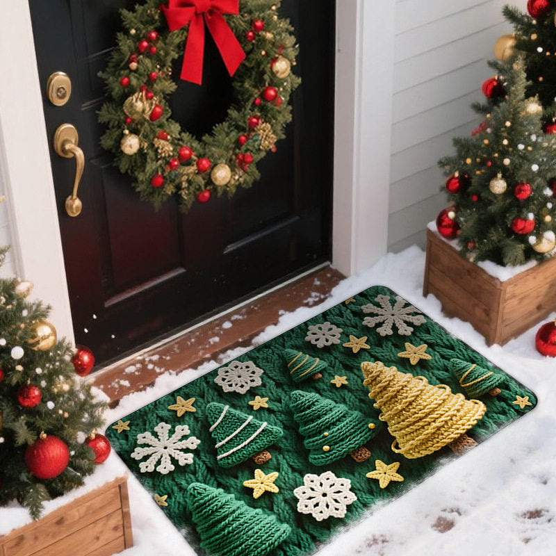 Christmas-Themed Door Mat