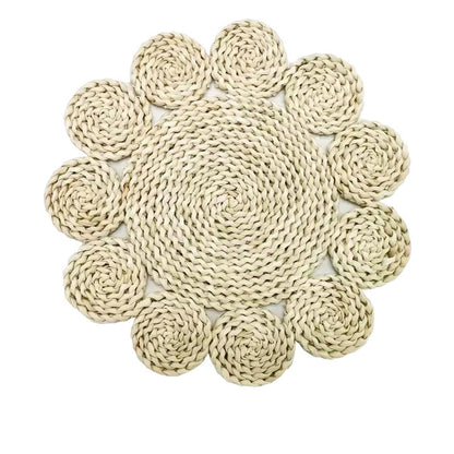 Round braided rug