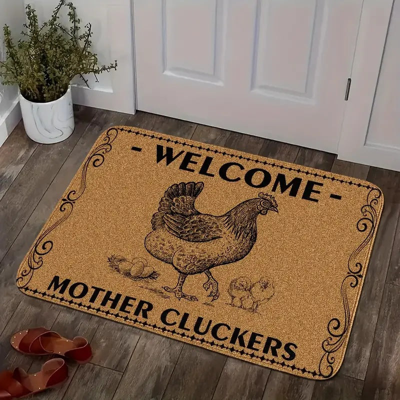 Welcome Warning Doormat