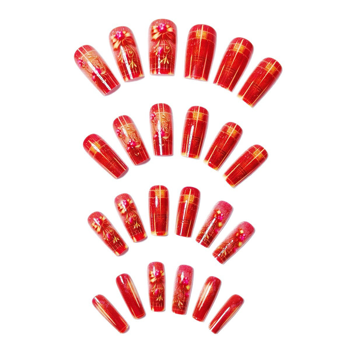 Artistic Floral Nail Art Design Acalora