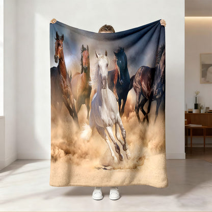 Unisex Inspirational Message Fleece Blanket