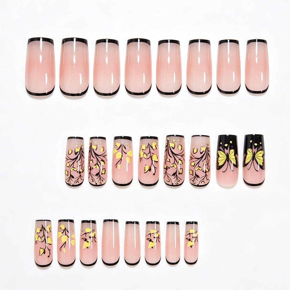 Butterfly Floral Nail Art Design Acalora