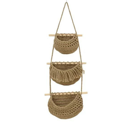 Hanging Crochet Storage Baskets Acalora