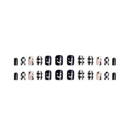 Creative nail art set with modern geometric patterns Acalora