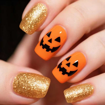 Art nail set with Halloween motif Acalora