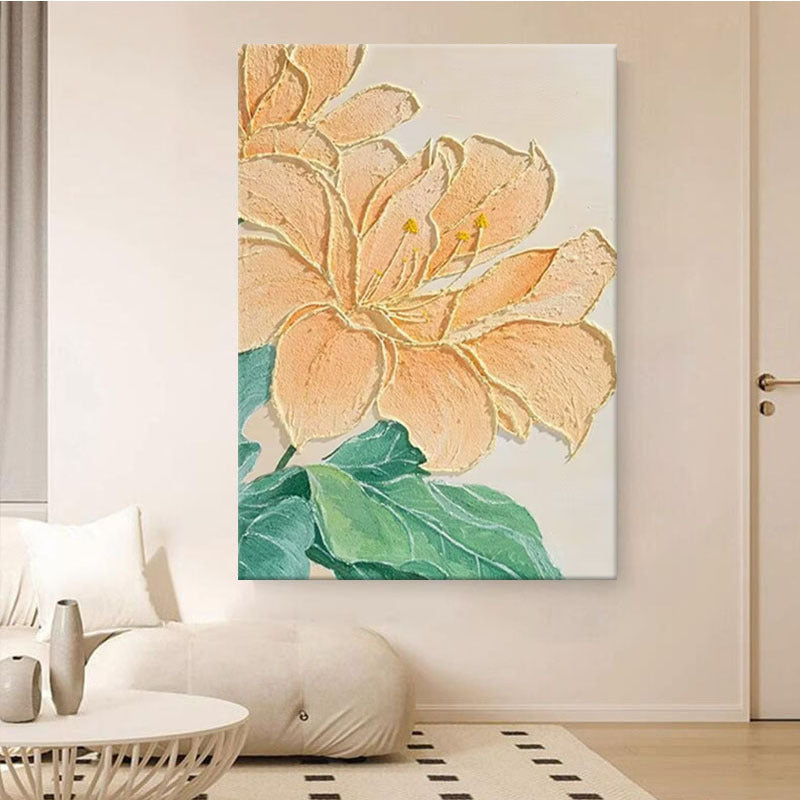 Floral Texture Canvas Artwork